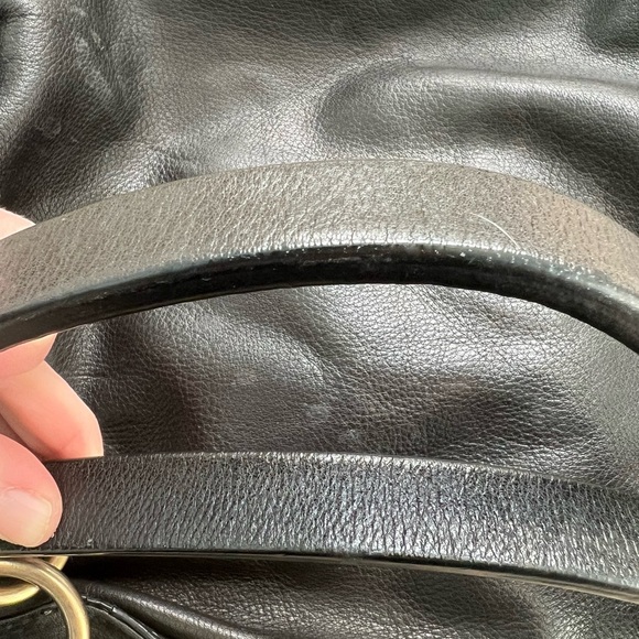 Juicy Couture Vintage Lambskin Shoulder Bag with Brass Accents - Picture 7 of 7